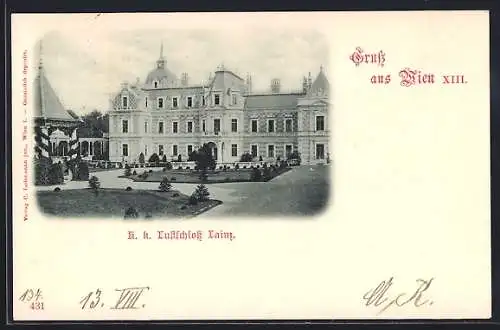 AK Wien-Lainz, K. k. Lustschloss