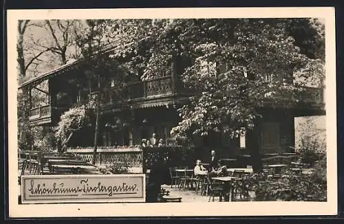 AK Wien, Gasthaus Tirolergarten in Schönbrunn, W. Leupold