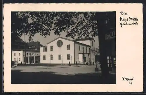 AK Wien, Seipel-Dollfuss-Gedächtniskirche, Kanzlerplatz