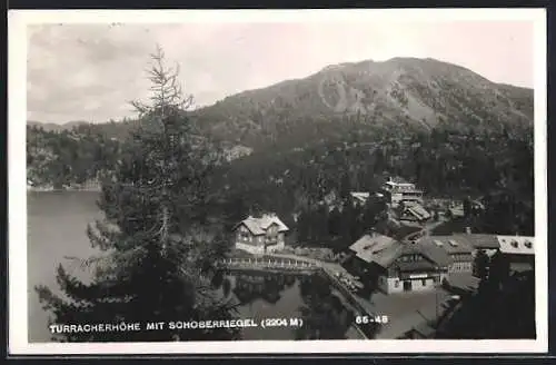 AK Turracherhöhe, Ortsansicht mit Schoberriegel