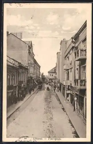 AK Uzhorod, Blick in die Strasse