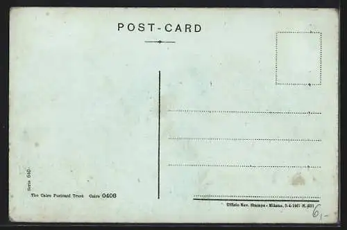 AK Jerusalem, Betende Juden an der Klagemauer