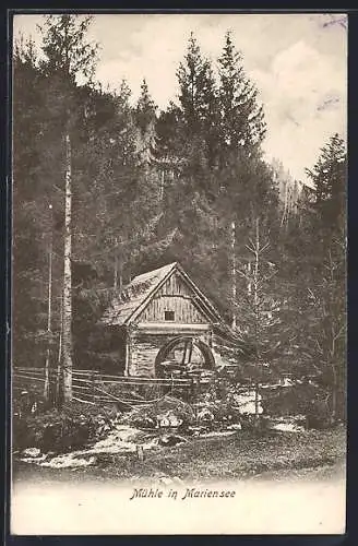 AK Mariensee, Partie an der alten Wassermühle