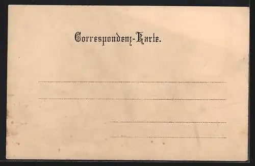 Lithographie Wien, Das Rathsstübl, betrunkene Herren