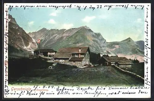 AK Engelberg, Häuser der Gerschnialp