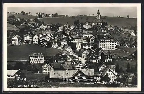 AK Speicher, Ortsansicht aus der Vogelschau