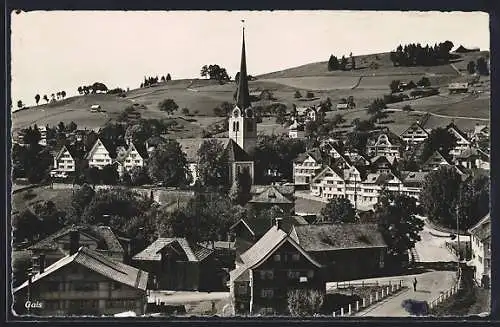 AK Gais, Ortsansicht aus der Vogelschau