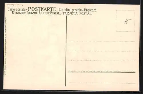 Künstler-AK Alfred Mailick: Lämmlein auf einer Blumenwiese, Ostergruss