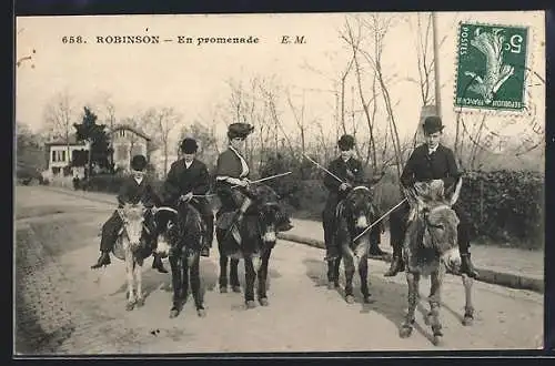 AK Robinson, En promenade