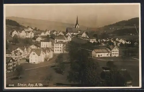 AK Stein a. Rh., Teilansicht mit Kirche