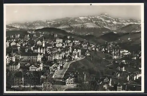 AK Herisau, Panorama mit Säntis