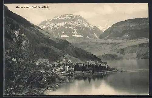 AK Gersau, Panorama mit Frohnalpstock