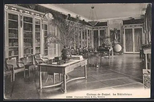 AK Coppet, Château de Coppet, La Bibliothèque