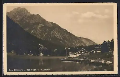 AK Champex, Lac Champex et les Rochers d`Arpette