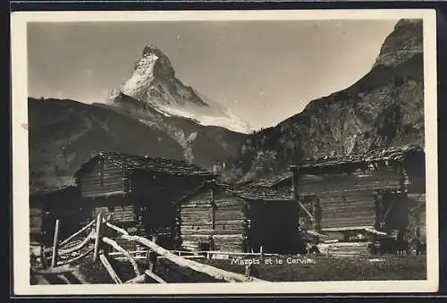 AK Zermatt, Mazots et le Cervin