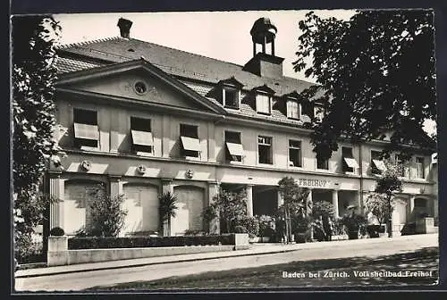 AK Baden bei Zürich, Volksheilbad Freihof