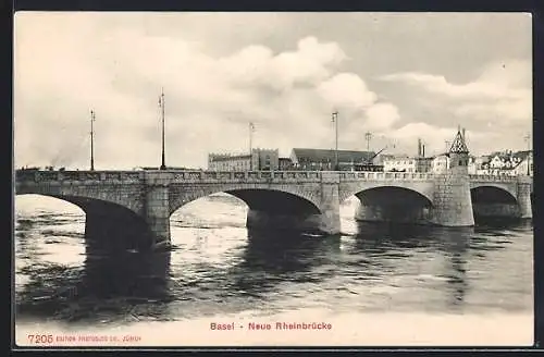 AK Basel, Neue Rheinbrücke