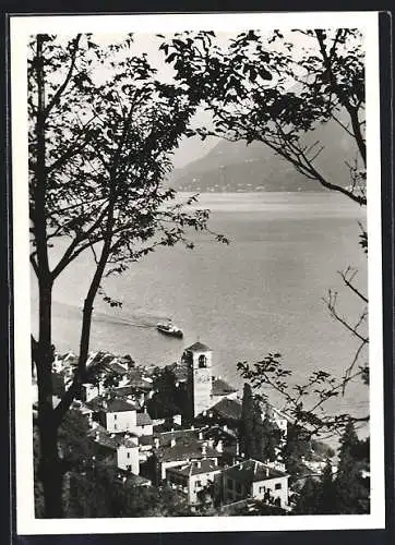 AK Brissago /Lago Maggiore, Teilansicht mit Blick zum See