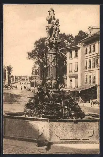 AK Bern, Kindlifresserbrunnen mit Restaurant