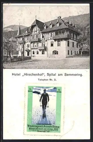 AK Spital am Semmering, Das Hotel Hirschenhof