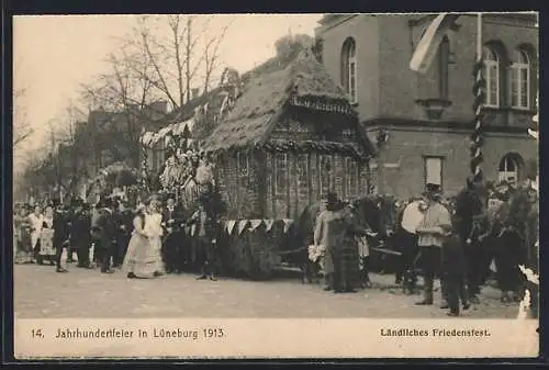 AK Lüneburg, Jahrhundertfeier 1913, Ländliches Friedensfest