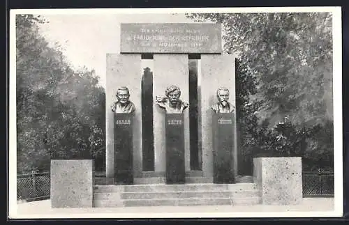 AK Wien, Denkmal der Republik, Enthüllt am 12. November 1928