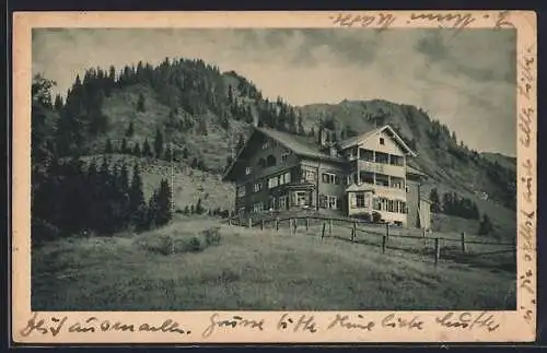 AK Oberstdorf, Alpenhotel Schönblick