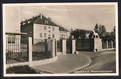 AK Heilbronn a. N. Strasse an der Priesterwald-Kaserne