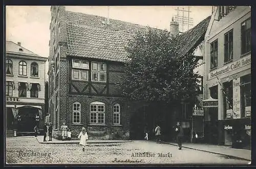 AK Rendsburg, Altstädter Markt