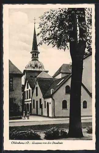 AK Oldenburg i. O., Lappan von der Staulinie