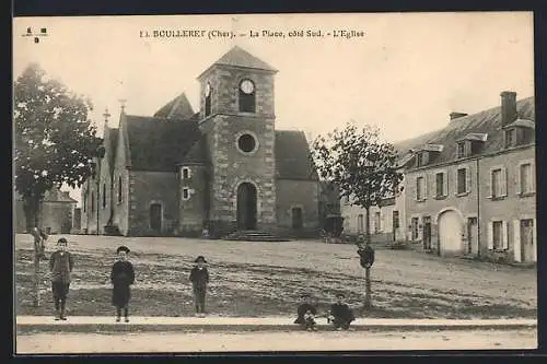 AK Boulleret, La Place côté Sud, L`Église