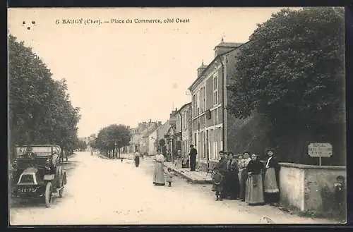 AK Baugy, Place du Commerce, côté Ouest