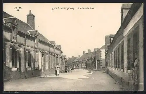 AK Clémont, La Grande Rue