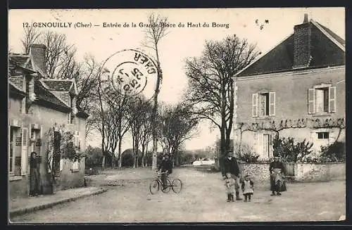 AK Genouilly, Entrée de la Grande Place du Haut du Bourg