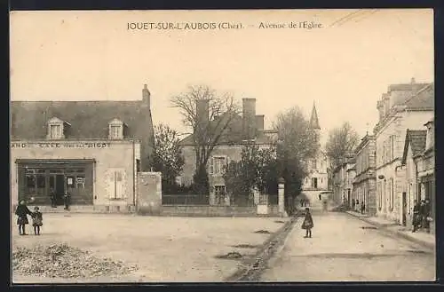 AK Jouet-sur-l`Aubois, Avenue de l`Église