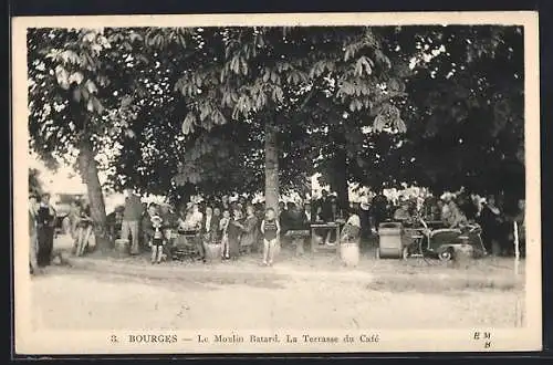 AK Bourges, Le Moulin Batard, La Terrasse du Café