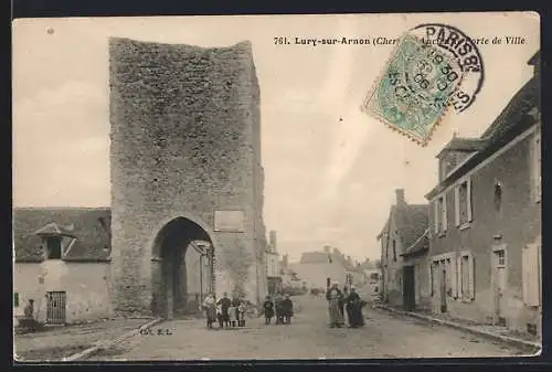 AK Lury-sur-Arnon, Ancienne porte de ville