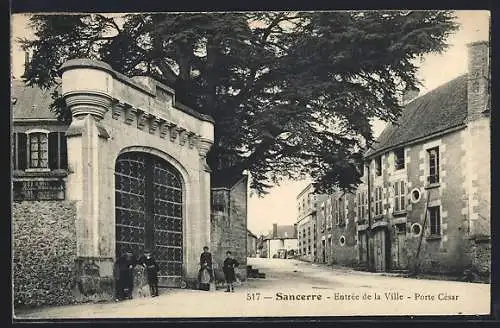 AK Sancerre, Entrée de la Ville, Porte César