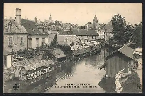 AK Vierzon, Les Lavoirs de l`Abbaye et les Moulins