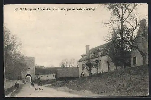 AK Lury-sur-Arnon, Entrée par la route de Reuilly