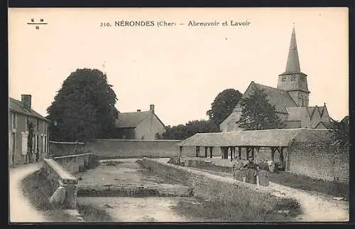 AK Nérondes, Abreuvoir et Lavoir