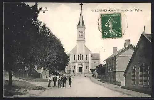 AK Rosières, Facade de l`Église