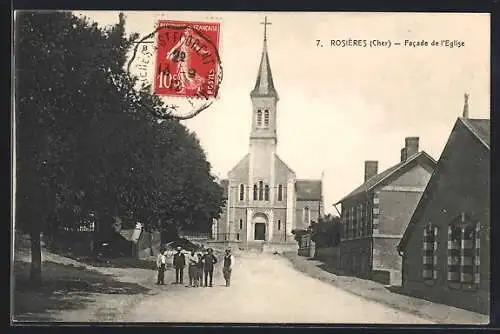 AK Rosières, Facade de l`Église