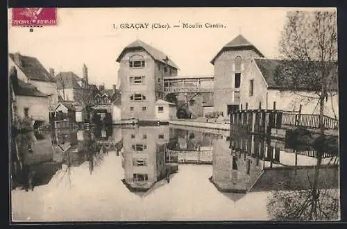 AK Gracay, Moulin Cantin et son reflet sur l`eau