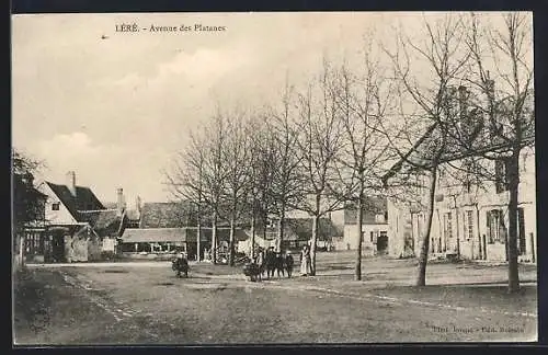 AK Léré, Avenue des Platanes