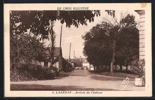 AK Lazenay, Arrivée du Château