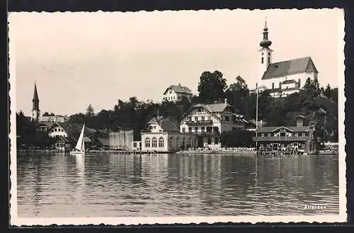 AK Attersee, Ortsansicht vom See