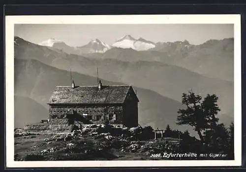 AK Erfurterhütte am Achensee, Berghütte mit Olperer