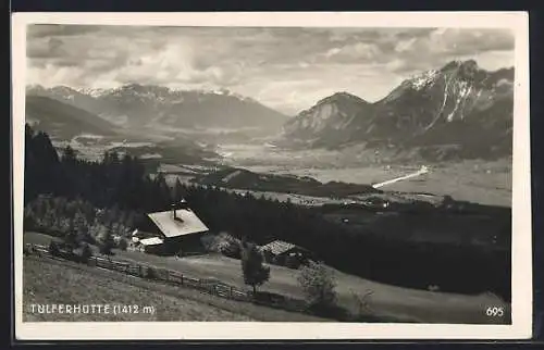 AK Tulferhütte, Ortsansicht aus der Vogelschau