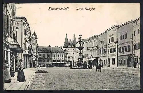 AK Schwanenstadt, Oberer Stadtplatz